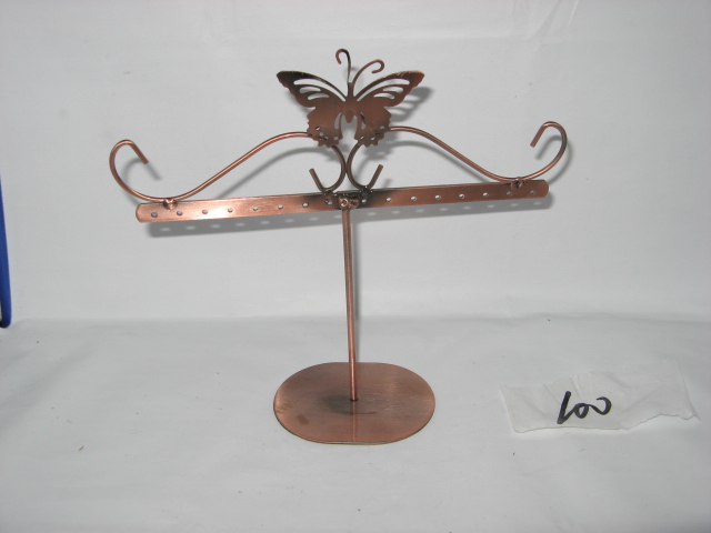 1X Copper Chandelier Butterfly Earring display Rack