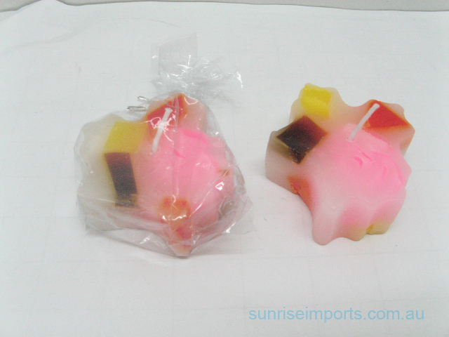 36 Scented Polygonal Candles Wedding Favors