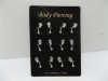 1Sheet X 12pcs Skull Rhinestone Navel belly Ring Body Piercing 1Sheet X 12pcs Skull Rhinestone Navel belly Ring Body Piercing