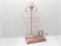 1X Organizer Bone& Cat Earring Jewelry display stand