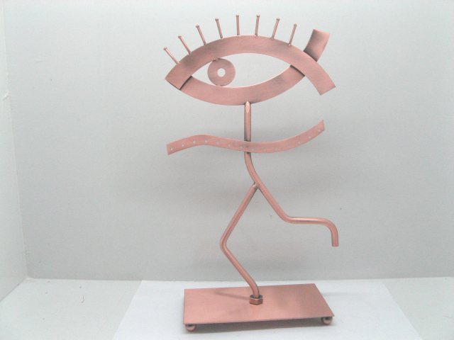 1Pc Copper Eye Shape Earring Jewelry display stand - Click Image to Close