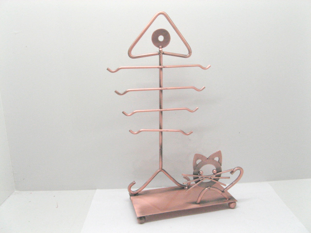 1X Organizer Bone& Cat Earring Jewelry display stand - Click Image to Close