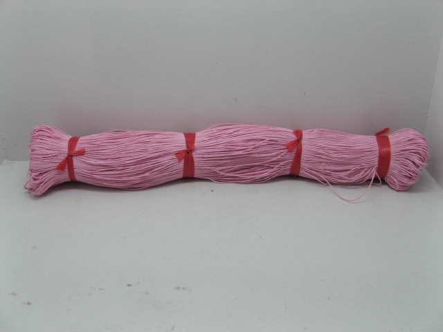 800metres Pink Waxed Jewellery Twine Beading Cord - Click Image to Close