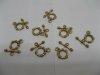 100 Sets Antique Bronze Rope Toggle Clasps 15mm finding 100 Sets Antique Bronze Rope Toggle Clasps 15mm finding