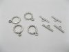 200 Sets Metal Toggle Clasps 12mm Finding ac-c87 200 Sets Metal Toggle Clasps 12mm Finding ac-c87