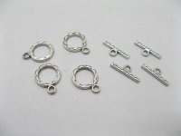 200 Sets Metal Toggle Clasps 12mm Finding ac-c87