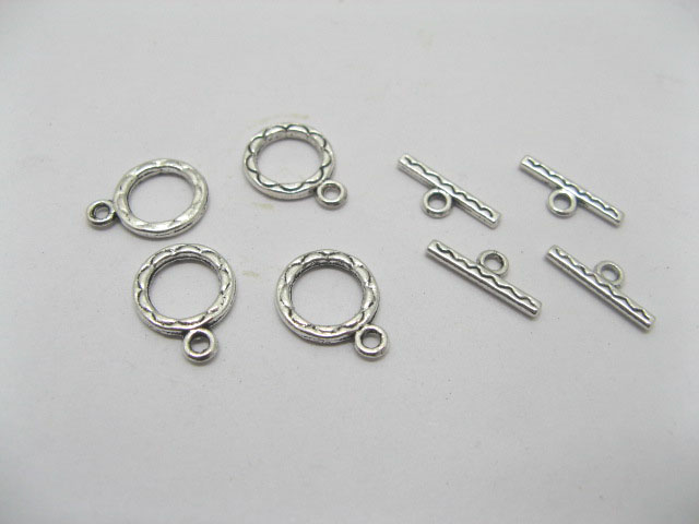 200 Sets Metal Toggle Clasps 12mm Finding ac-c87 - Click Image to Close