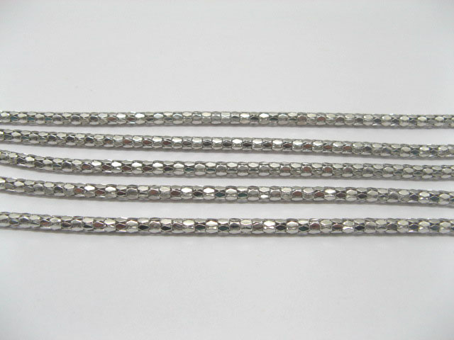 50 Meters 4.0mm Nickel Plated Snake Jewellery Chain - Click Image to Close