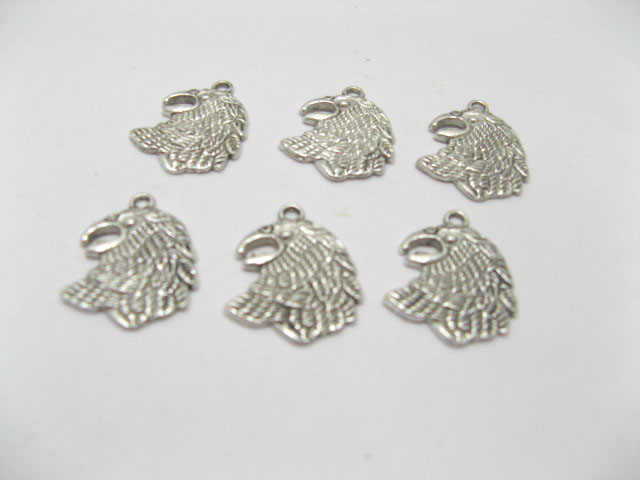 100 Charms Metal Eagle Head Jewellery Pendants