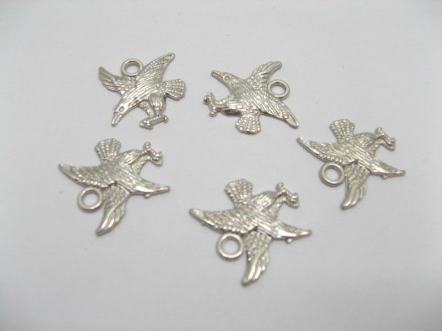100 28mm Charms Metal Eagle Pendants Finding - Click Image to Close