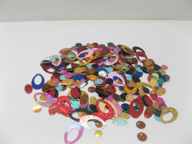500gram Assorted Loose Sequin Disc Shape Carft ch-o134