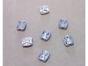500 Alloy Rectangle Metal Beads 6mm Spacer 500 Alloy Rectangle Metal Beads 6mm Spacer