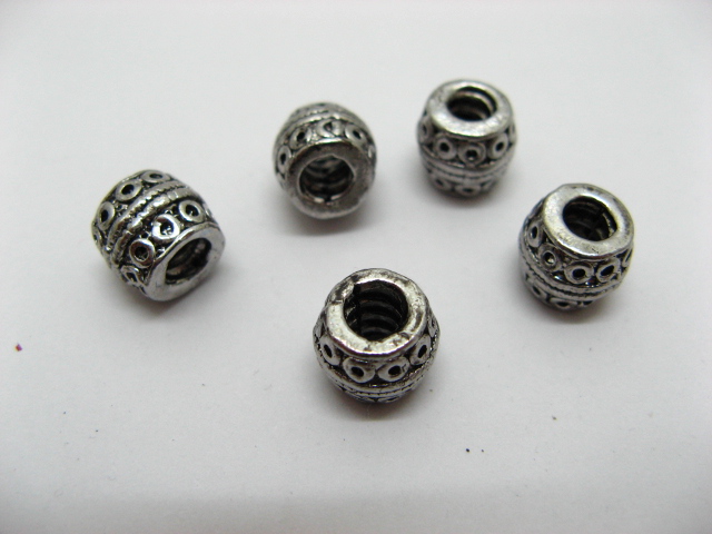 10 Alloy European Carved Metal Thread Beads ac-sp282 10 Alloy European Carved Metal Thread Beads ac-sp282