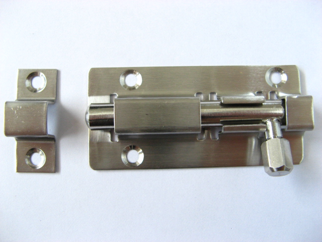 10X Stainless Steel Door Bolt/Latch 3" - Click Image to Close