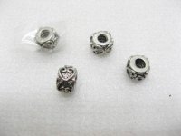 10 Alloy European Carved Metal Thread Beads ac-sp313