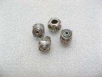 10 Alloy European Carved Metal Thread Beads ac-sp318