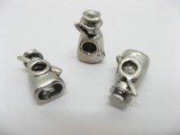 10 Alloy European Gentleman Thread Beads ac-sp359