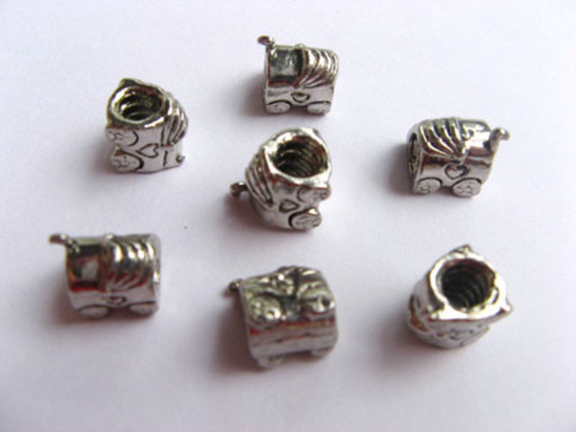 10 Alloy European Barrel Thread Beads ac-sp339 10 Alloy European Barrel Thread Beads ac-sp339