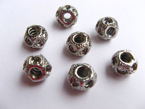 10 Alloy European Barrel Thread Beads ac-sp344 - Click Image to Close