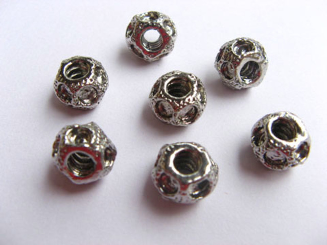 10 Alloy European Barrel Thread Beads ac-sp344 10 Alloy European Barrel Thread Beads ac-sp344