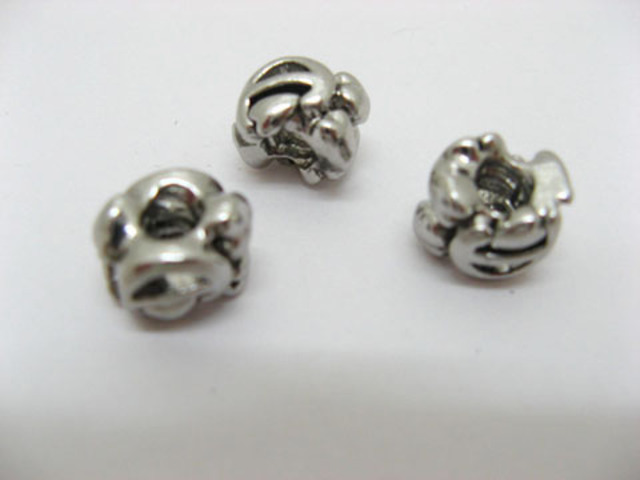 10 Alloy European Barrel Fused Thread Beads ac-sp354 10 Alloy European Barrel Fused Thread Beads ac-sp354