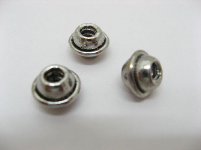 10 Alloy European Solar System Thread Beads ac-sp355 10 Alloy European Solar System Thread Beads ac-sp355