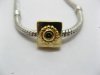 10Pcs 18K Gold Plated European Thread Beads ac-sp408 10Pcs 18K Gold Plated European Thread Beads ac-sp408