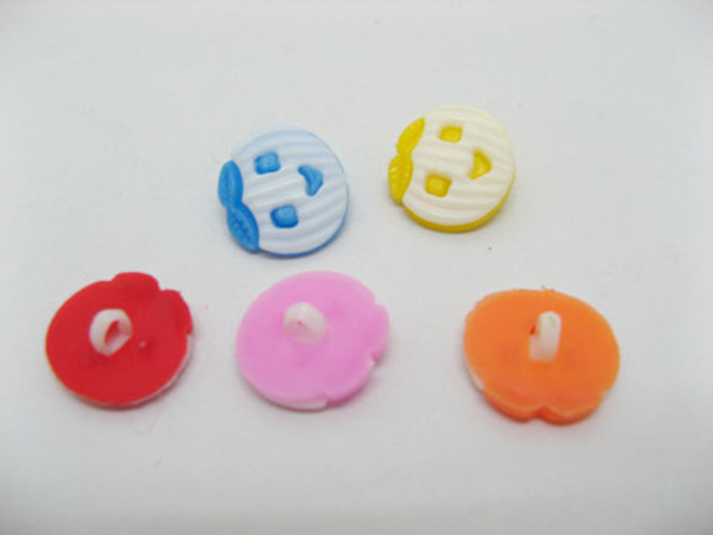 1950pcs craft button Mixed Colour - Click Image to Close