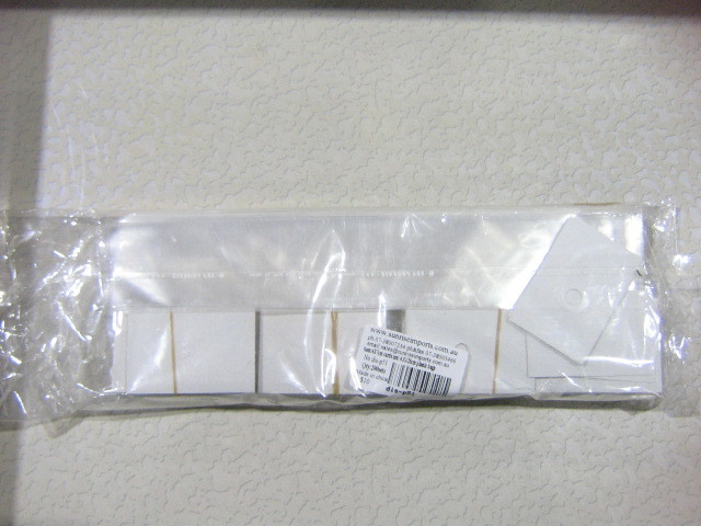 200sets of 4X7cm cards and 4.5X25cm plastic bags