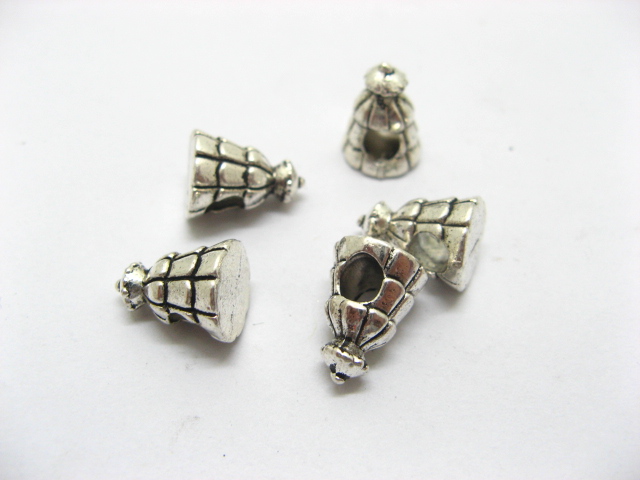 50 Silver Charms Fit European Beads ac-sp444 - Click Image to Close