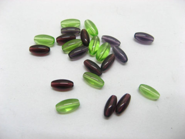 1000gram Purple & Green Plastic Beads 1000gram Purple & Green Plastic Beads