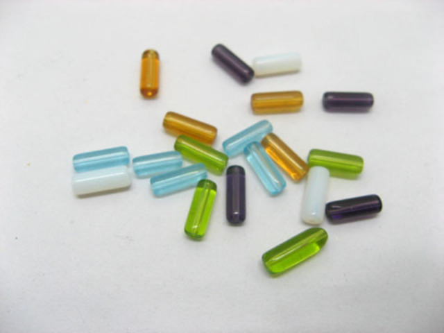 1000gram Plastic Tube Beads Mixed Color 1000gram Plastic Tube Beads Mixed Color