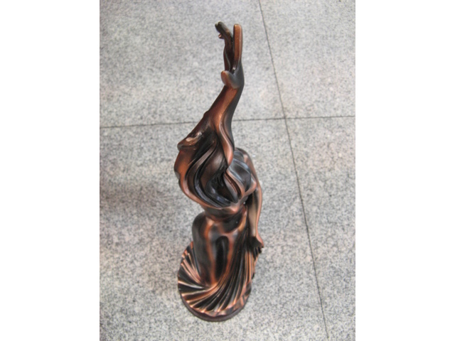 1X Brown Dancing Nude Belle Collectable Sculpture Statue