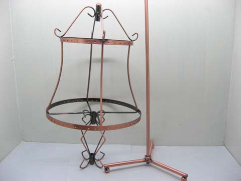 1X Antique 2-Layer Earring Jewelry Display Stand - Click Image to Close