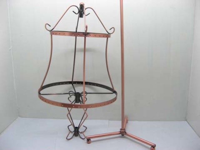 1X Antique 2-Layer Earring Jewelry Display Stand - Click Image to Close