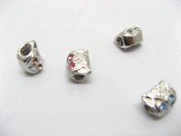 20 Alloy Owl Thread European Beads ac-sp546
