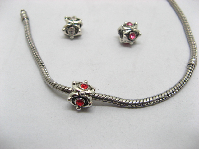 10 Alloy Eye Thread European Beads ac-sp595 10 Alloy Eye Thread European Beads ac-sp595