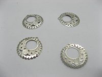 400 Metal Chandelier Round Earring Connector ac-ea119