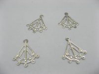 400 Metal Chandelier Fan Earring Connector ac-ea122
