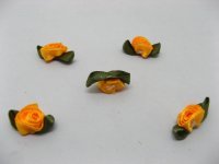 500pcs Golden Yellow Craft Stain Flowers Embellishments