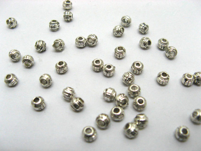 500 Metal Round Spacer Bead Jewelry Finding ac-sp118