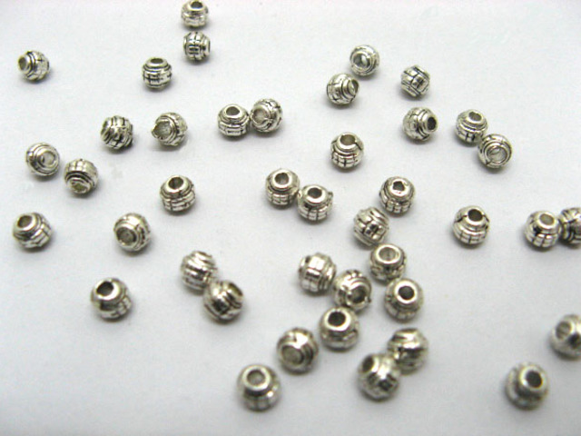 500 Metal Round Spacer Bead Jewelry Finding ac-sp118 - Click Image to Close