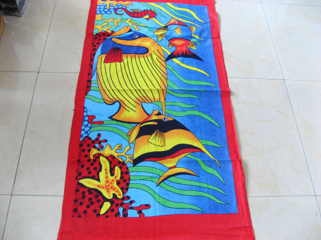 1Pc Cotton Fish Beach/Bath Towels 175X70cm - Click Image to Close