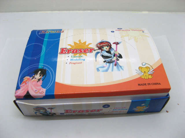 36 Novelty Cartoon Girl Erasers st-e30 - Click Image to Close