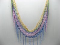 50 Mesh Scarves Crochet Pattern 60X20cm