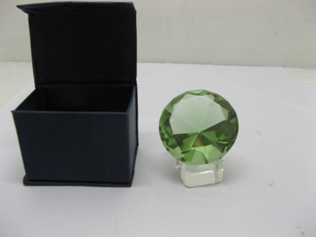 5Pcs New Green 50mm Taper Crystal Ball