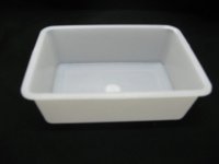 8X White Plastic Beads Display Boxes dis-bd25