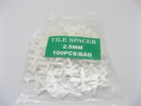 5Pkts x 500 Tile Spacers Wall & Floor Long Leg Easy Snap 2.5mm