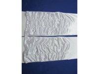 2Pair White Wedding Satin Fingerless Bridal Gloves