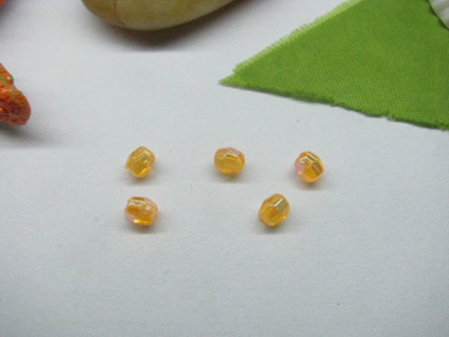 22000pcs Orange Plastic Faceted Round Beads 4mm Finding 22000pcs Orange Plastic Faceted Round Beads 4mm Finding